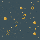 Voeux dorés et célestes pour 2026